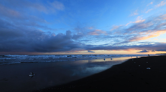 Sunset - Jokulsarlon glacial lagoon