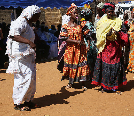 At a gathering
