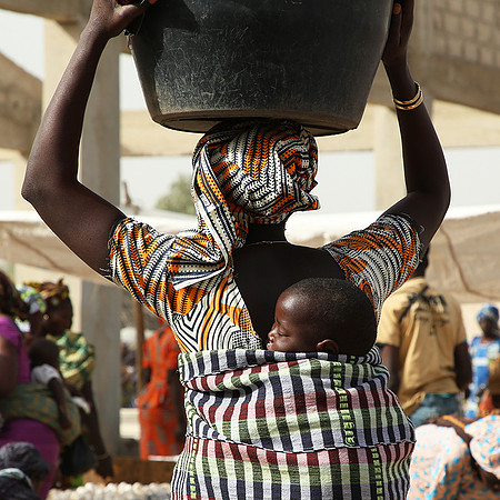 At a bush market
