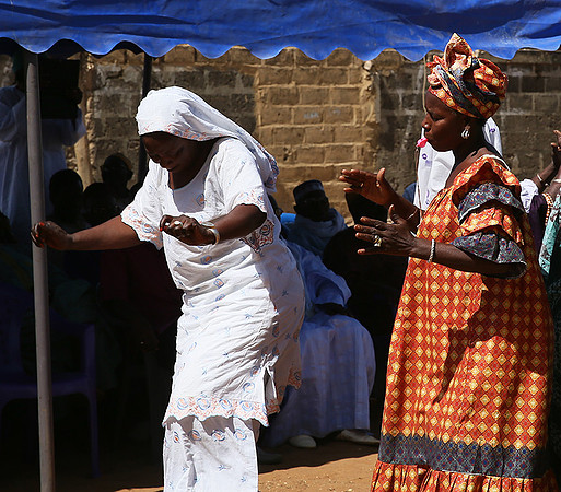 At a gathering