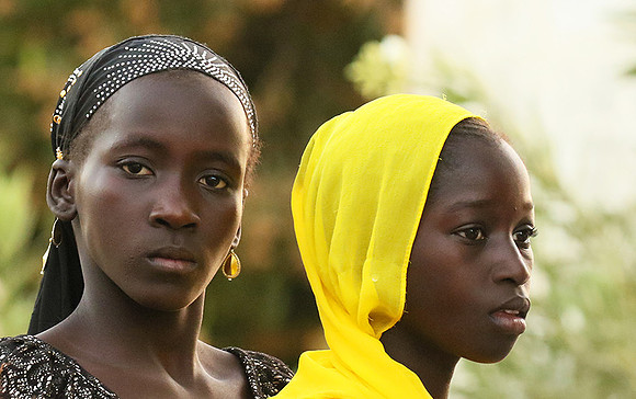 At Ndianda, village in the bush (dans un village de brousse)