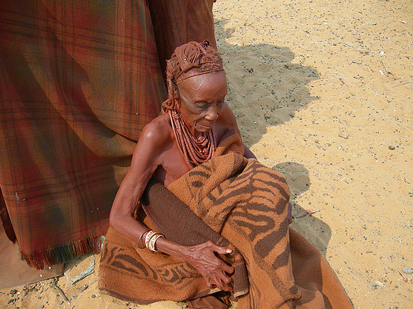 Everyday life in a Himba camp