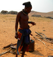 Himba settlement