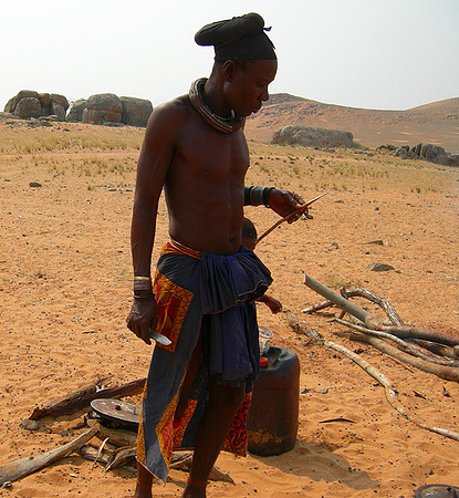 Himba settlement