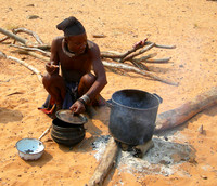 Himba settlement