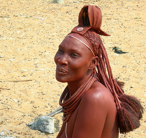 Everyday life in a Himba camp