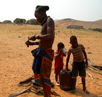 Himba settlement