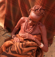 Himba settlement