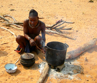 Himba settlement