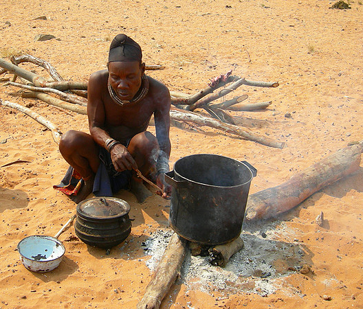 Himba settlement