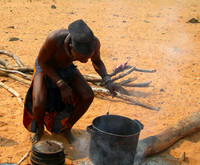 Himba settlement