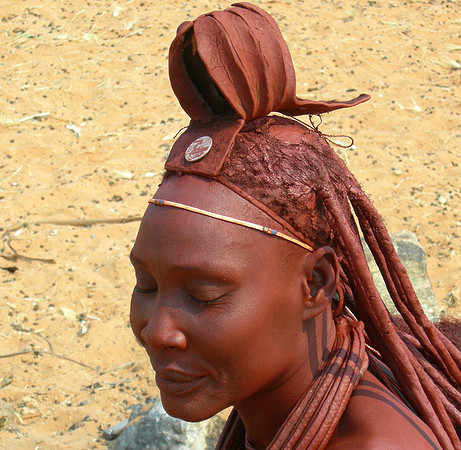 Everyday life in a Himba camp