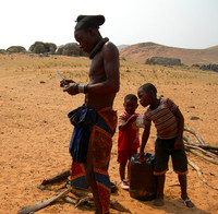 Himba settlement