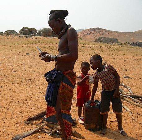 Himba settlement