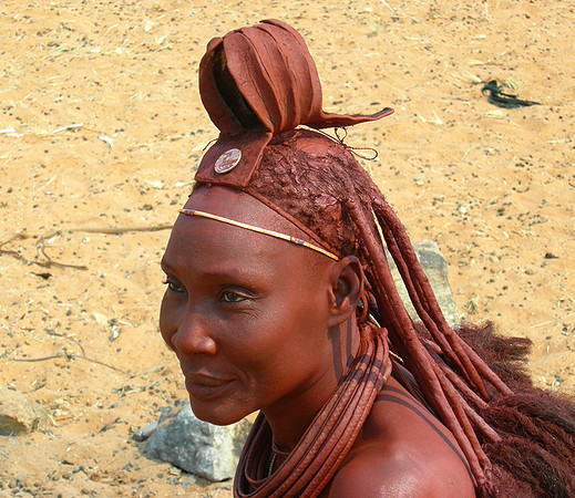 Everyday life in a Himba camp