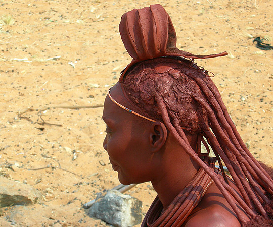 Everyday life in a Himba camp