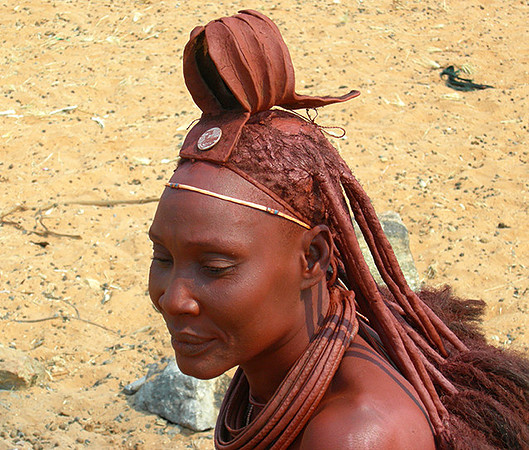 Everyday life in a Himba camp