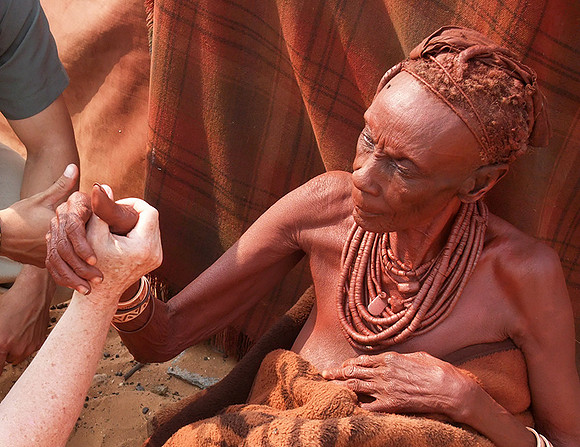 Himba settlement