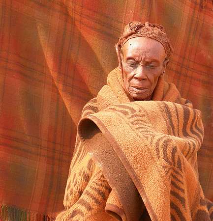 Everyday life in a Himba camp