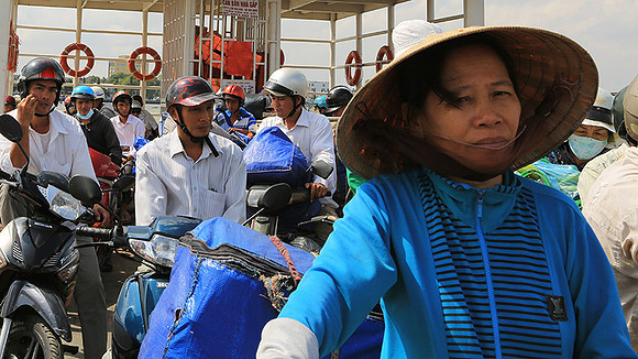 Vietnam - on a ferry