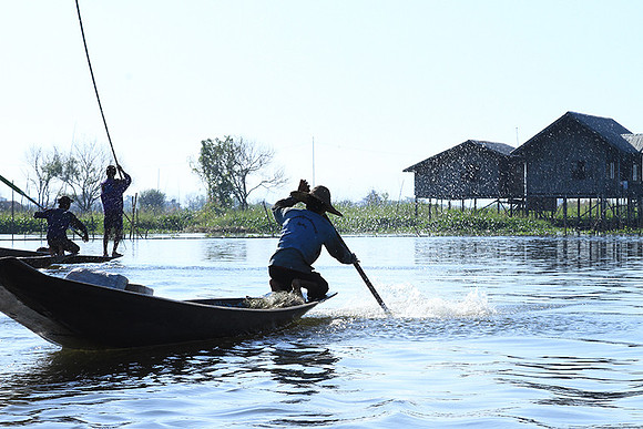 At lake Inle