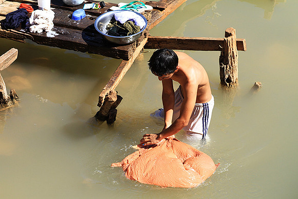 At lake Inle