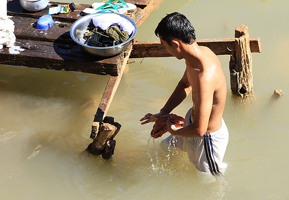 At lake Inle
