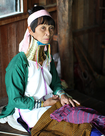 Kayan women - near lake Inle