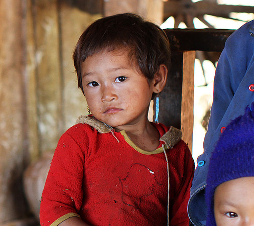 Portraits in the mountains near kengtung