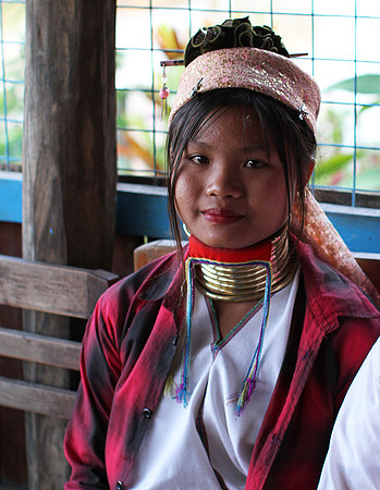 Kayan women - near lake Inle