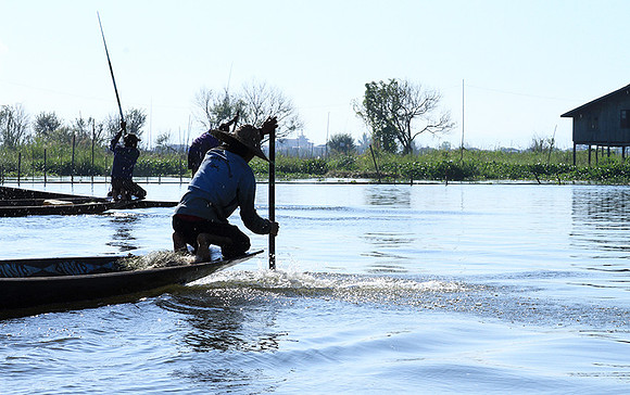 At lake Inle