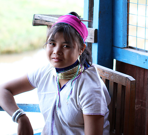 Kayan women - near lake Inle