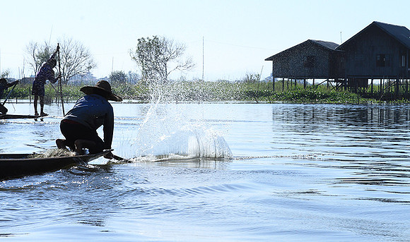 At lake Inle