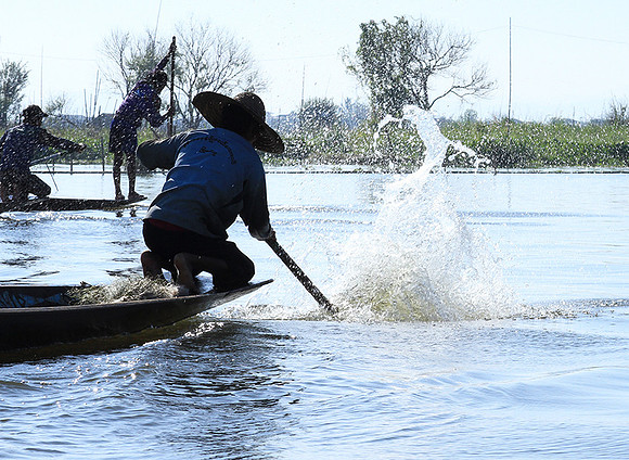 At lake Inle