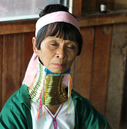 Kayan women - near lake Inle