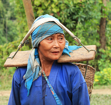 Portraits in the mountains near kengtung
