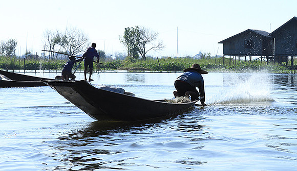 At lake Inle