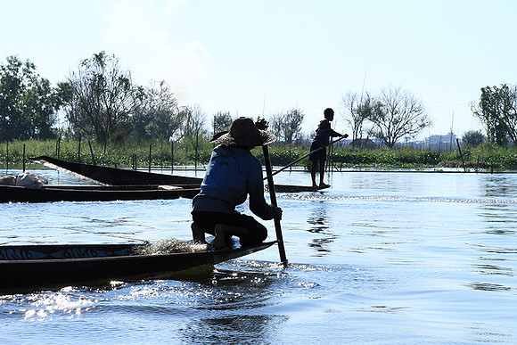 At lake Inle