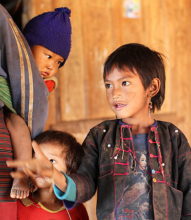 In a mountain village near Kengtung