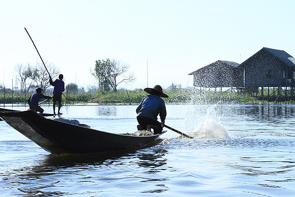 At lake Inle