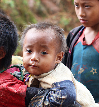 Portraits in the mountains near kengtung