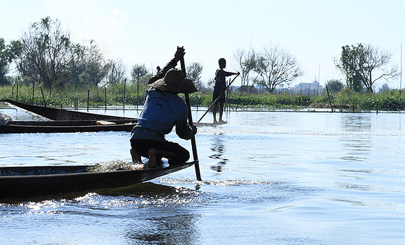 At lake Inle