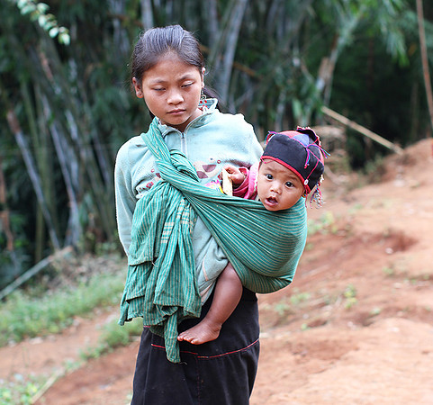In a mountain village near Kengtung