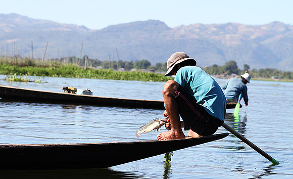At lake Inle
