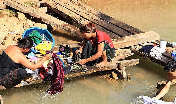 At lake Inle