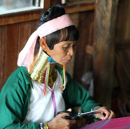 Kayan women - near lake Inle