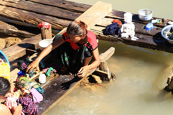At lake Inle