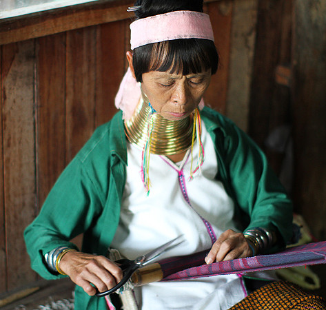 Kayan women - near lake Inle