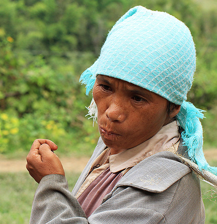 Portraits in the mountains near kengtung