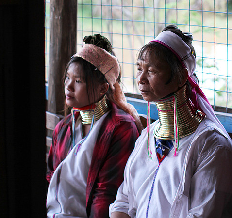 Kayan women - near lake Inle